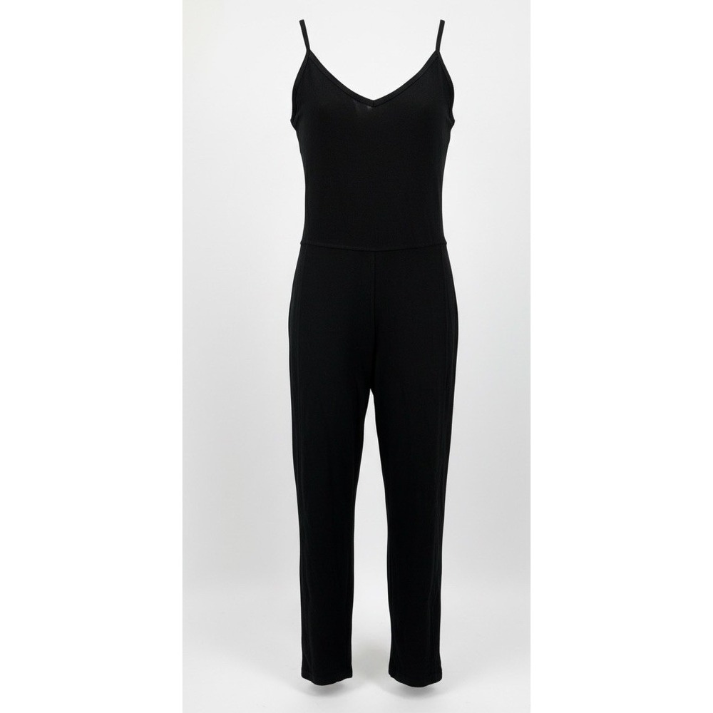 All In Motion Womens Active Jumpsuit Double Strap Black Size Large